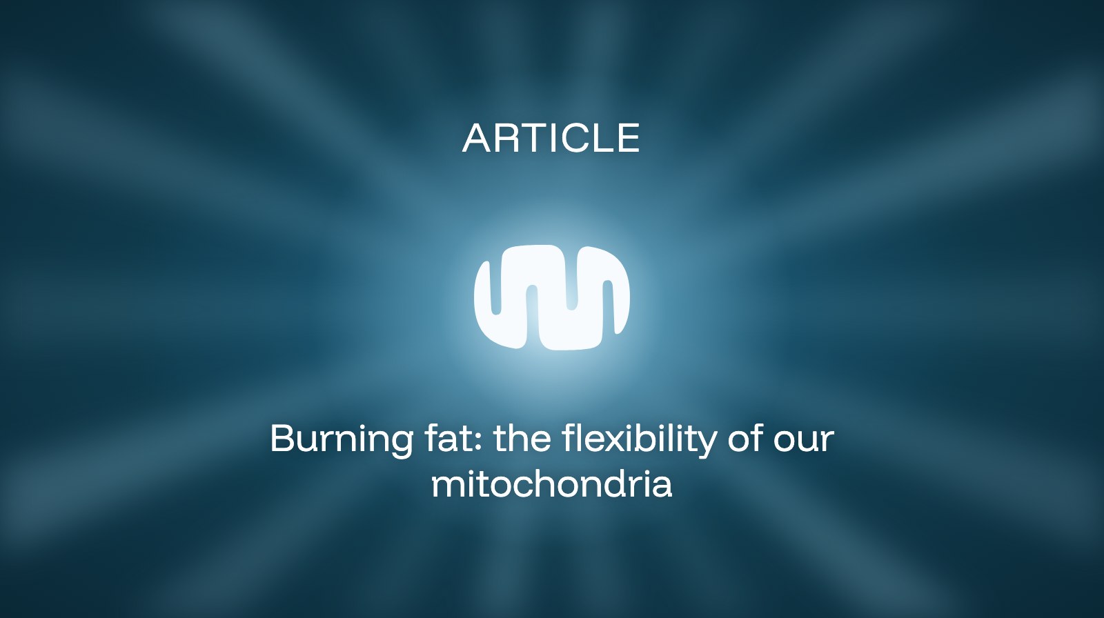 Burning fat: the flexibility of our mitochondria