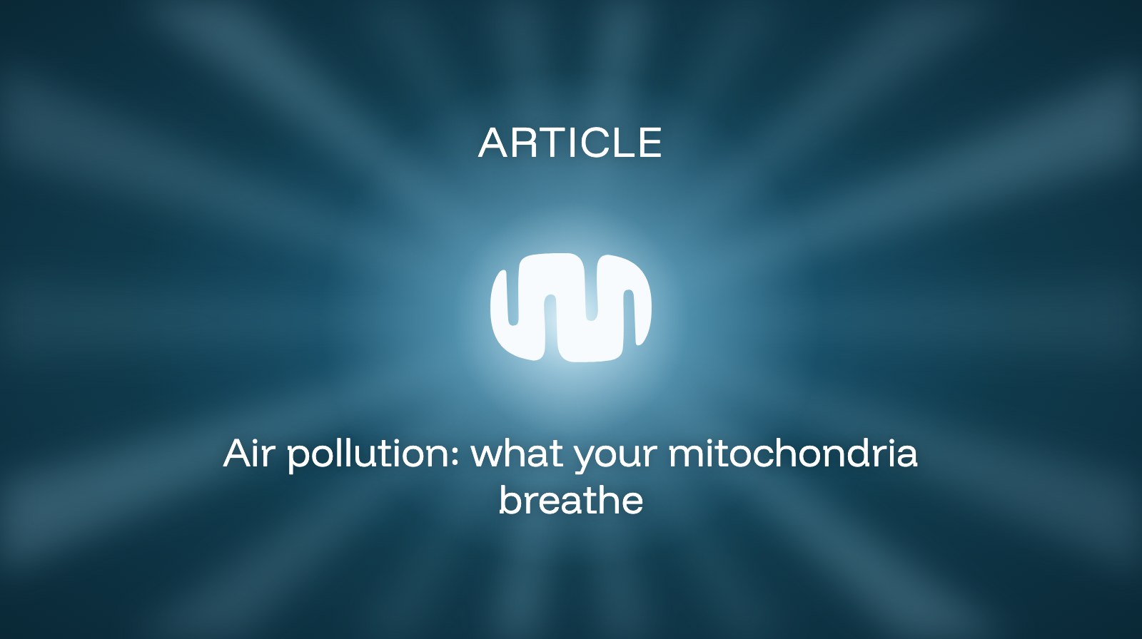 Air pollution: what your mitochondria breathe