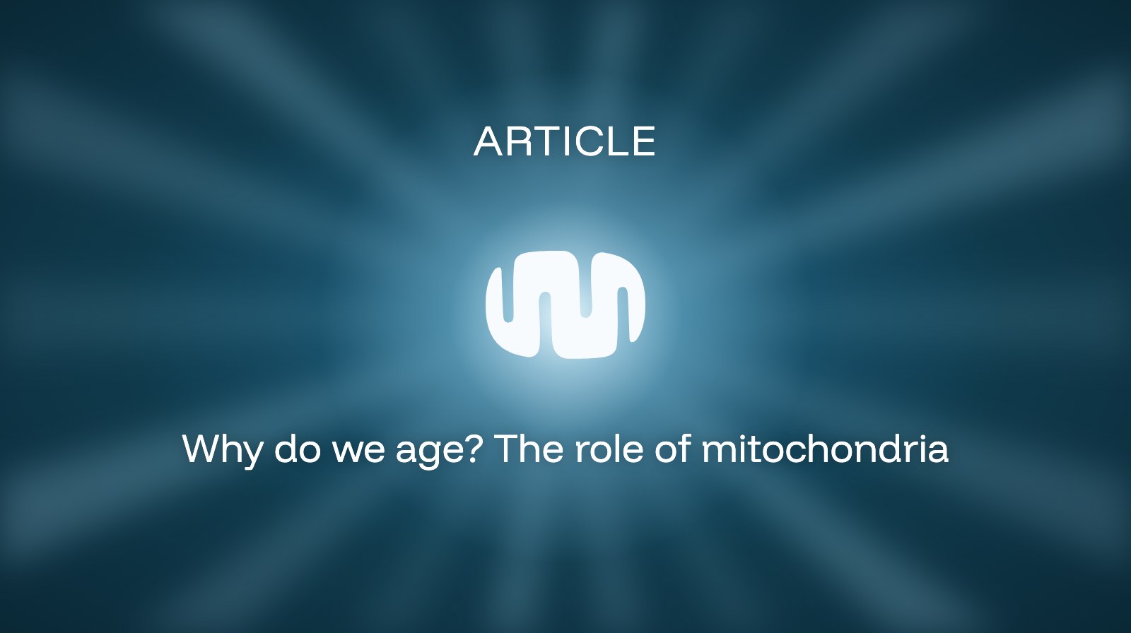 Why do we age? The role of mitochondria