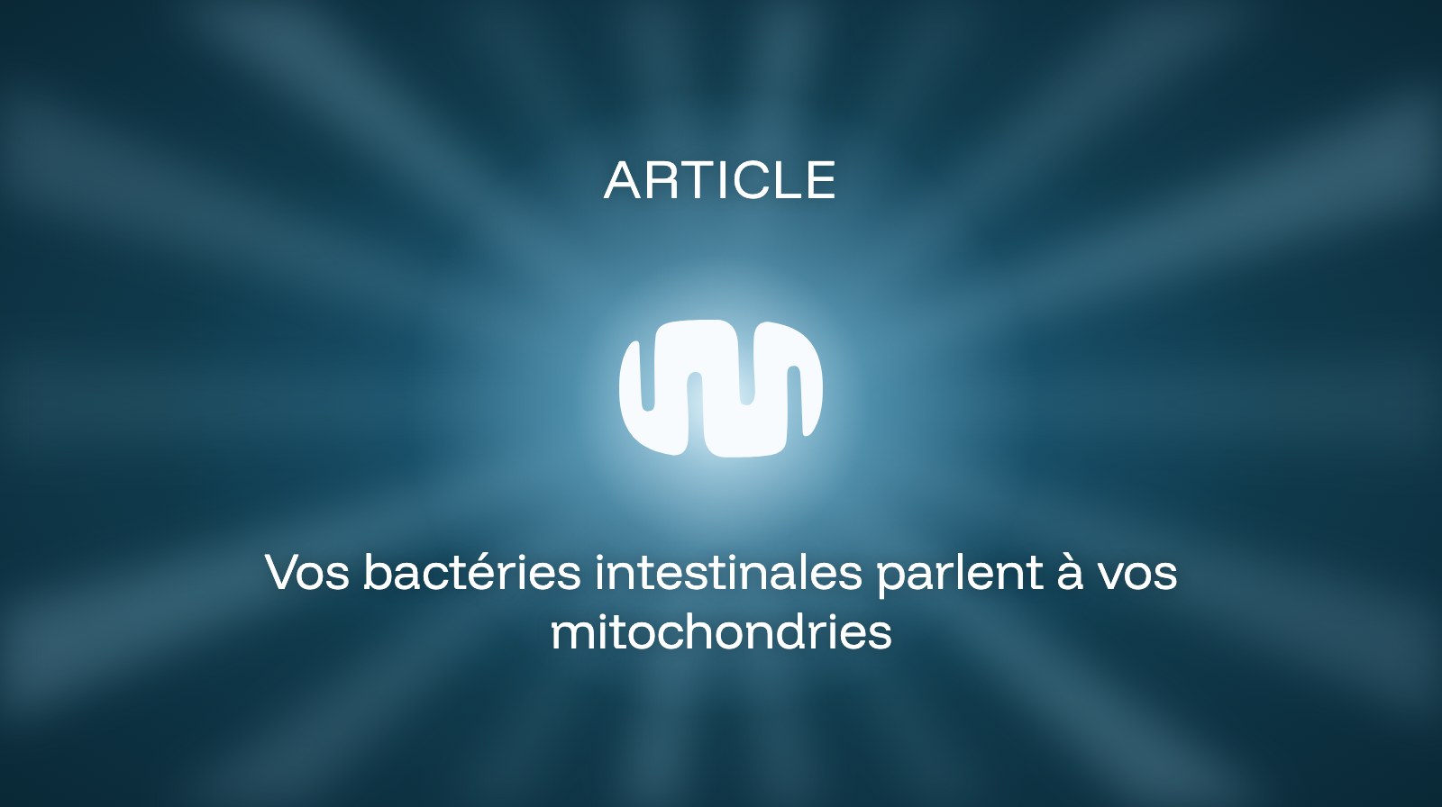 Vos bactéries intestinales parlent à vos mitochondries