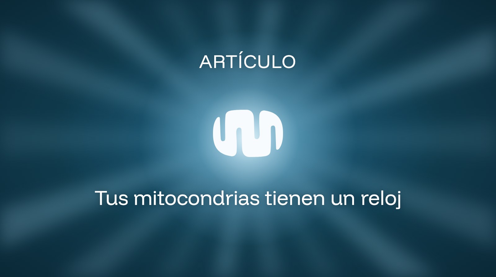 Tus mitocondrias tienen un reloj