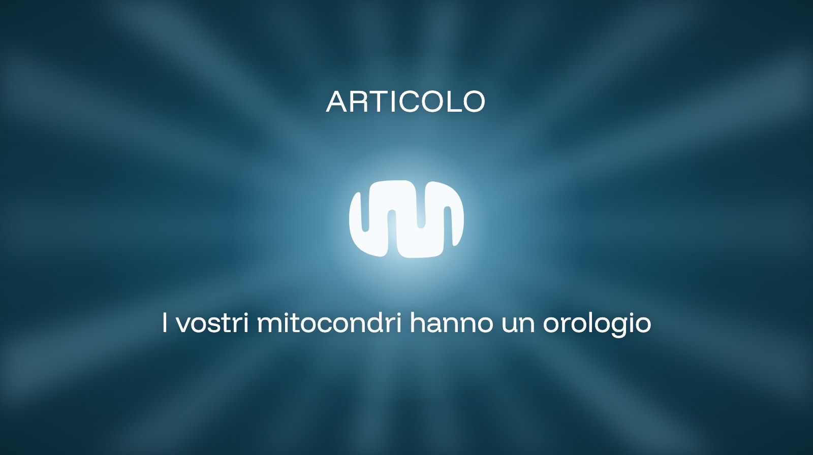 I vostri mitocondri hanno un orologio